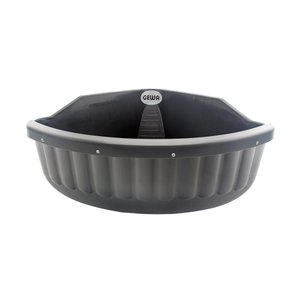 Ecktrog, 26 Liter, mit Auswurf- & Bisskante