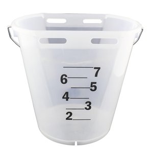 Tränkeeimer, 9 Liter, transparent