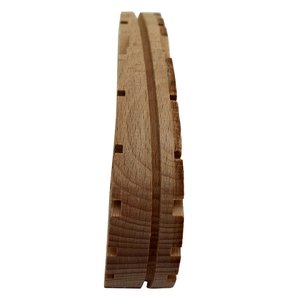 Holzklotz Groß abgeschrägt, 3-mm-Rillung