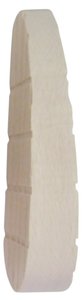 Holzklotz Standard abgeschrägt, 1-mm-Rillung