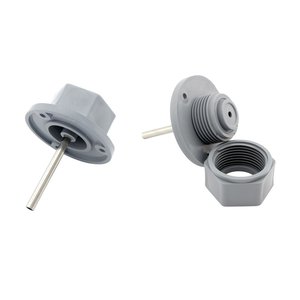 Wandventil mit Edelstahlröhrchen für Steigrohr Festmontage