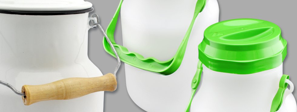 Milchkannen & Abmelkkannen